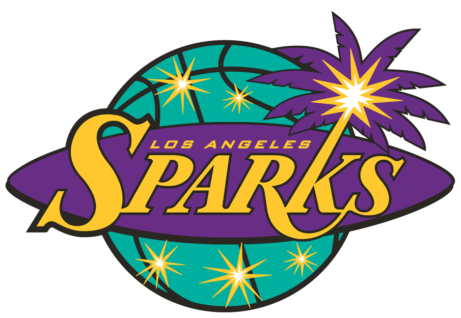 Los Angeles Sparks 1997-Pres Primary Logo vinyl decal